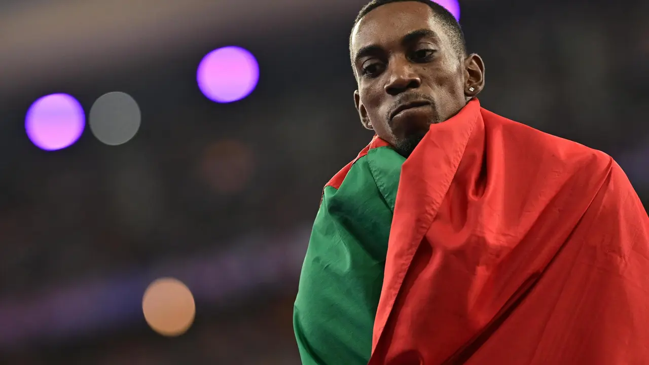 El portugu&eacute;s Pedro Pichardo, segundo en la final de triple salto de los Juegos Ol&iacute;mpicos de Par&iacute;s 2024. EFE/EPA/CHRISTIAN BRUNA